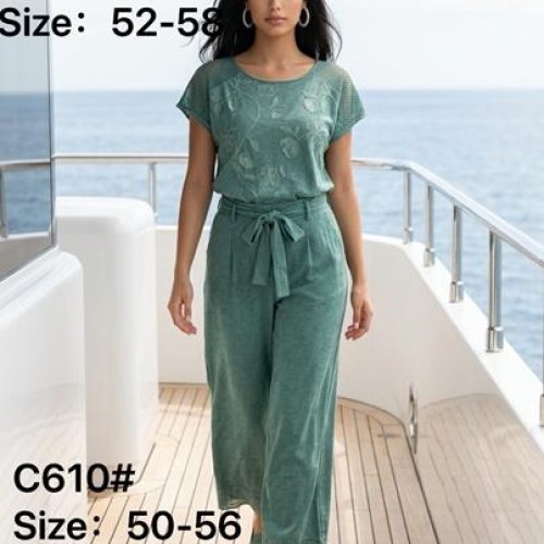 Костюм Yafeier (50-56) C621-610 green (лето) Yafeier C621-610 green