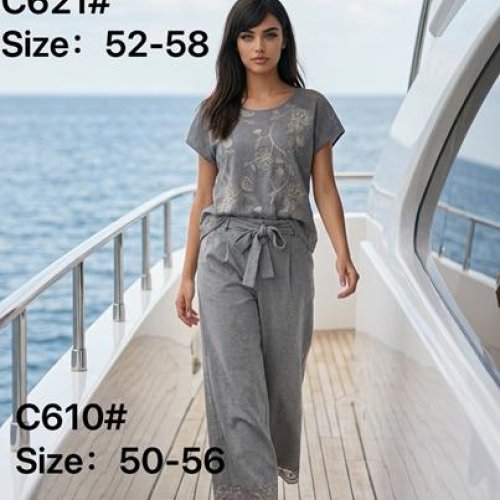 Костюм Yafeier (50-56) C621-610 grey (лето) Yafeier C621-610 grey
