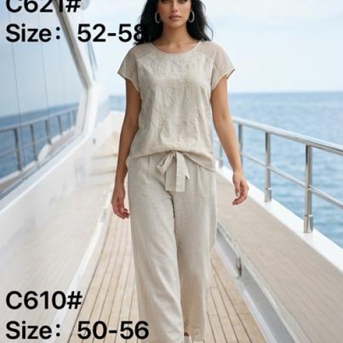Костюм Yafeier (50-56) C621-610 l.beige (лето) Yafeier C621-610 l.beige
