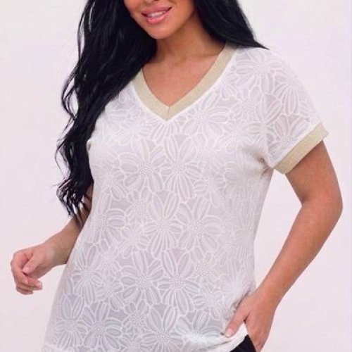 Футболка LeVisha (52-56) 26045 white (лето) LeVisha 26045 white