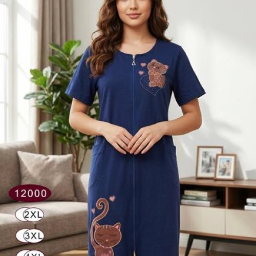 Халат Romeo life (52-58) 12000 blue (лето) Romeo life 12000 blue