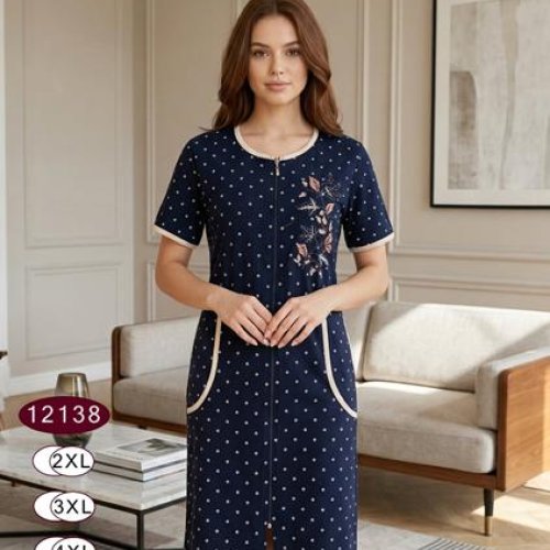 Халат Romeo life (52-58) 12138 navy (лето) Romeo life 12138 navy
