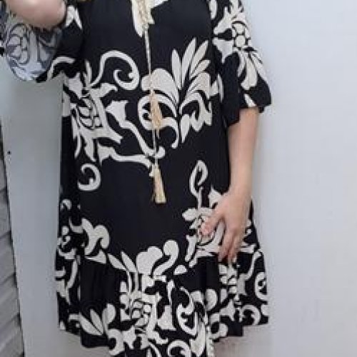 Платье Romeo life (48-54) RL1154 black (лето) Romeo life RL1154 black