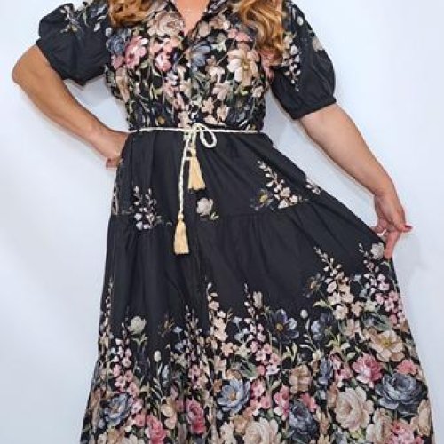 Платье Romeo life (48-52) RL1165 black (лето) Romeo life RL1165 black