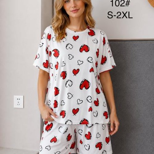 Пижама Romeo life (XL-5XL) 102 white (лето) Romeo life 102 white