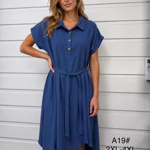 Платье Romeo life (50-56) A19 blue (лето) Romeo life A19 blue