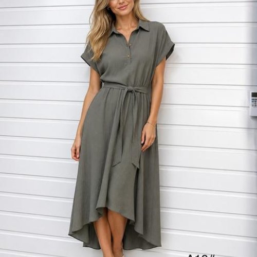 Платье Romeo life (50-56) A19 khaki (лето) Romeo life A19 khaki