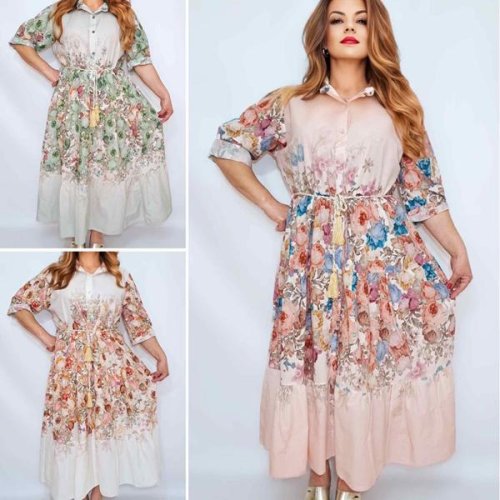 Платье Romeo life (48-52) RL1174 white (лето) Romeo life RL1174 white