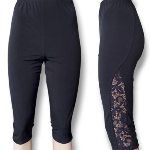 Бриджи Romeo life (54-62) RL1186 black (лето) Romeo life RL1186 black
