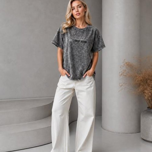 Футболка Global (M-2XL) GL273 grey (лето) Global GL273 grey