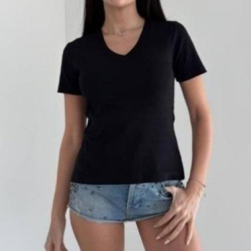 Футболка Global (46-54) GL283 black (лето) Global GL283 black