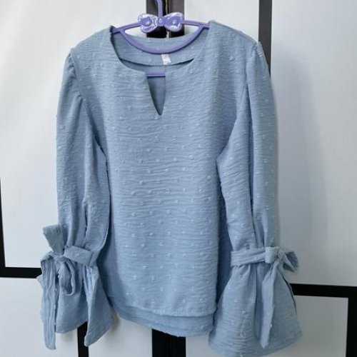 Блузка Kosmy (128-152) KS55 l.blue (деми) Kosmy KS55 l.blue