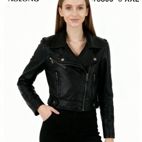 Куртка DGMD (S-2XL) W6803 black (деми) DGMD W6803 black