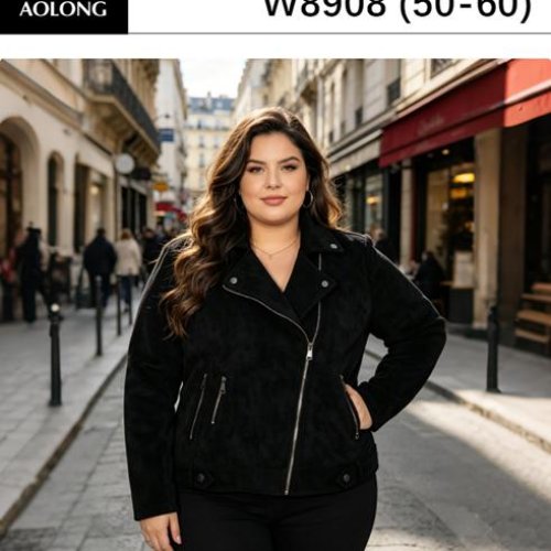 Куртка DGMD (50-60) W8908 black (деми) DGMD W8908 black
