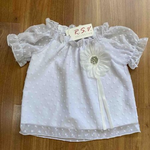 Блузка RSV (122-146) 164 white (лето) RSV 164 white