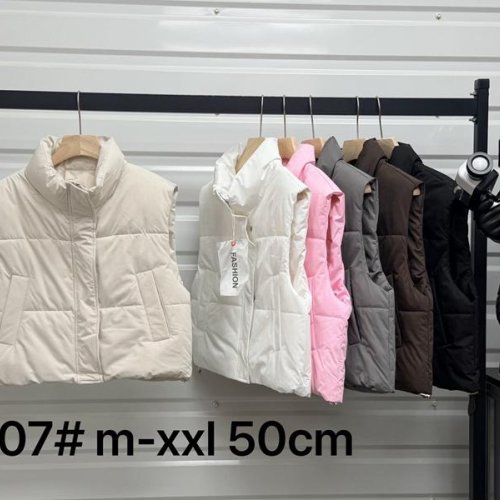 Жилетка Oukali (M-2XL) 907-1 milk (деми) Oukali 907-1 milk