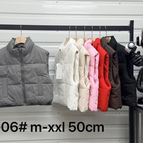 Жилетка Oukali (M-2XL) 906 black (деми) Oukali 906 black