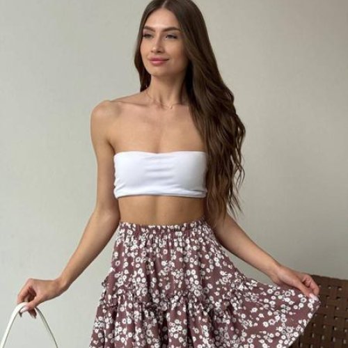 Юбка Arina (42-48) 1603-1 brown (лето) Arina 1603-1 brown