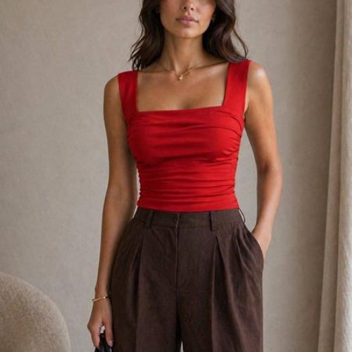 Майка Arina (42-48) 1745 red (лето) Arina 1745 red