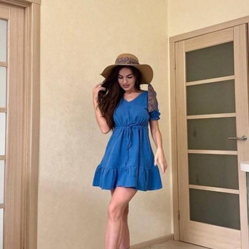 Платье Arina (42-48) 3072 blue (лето) Arina 3072 blue