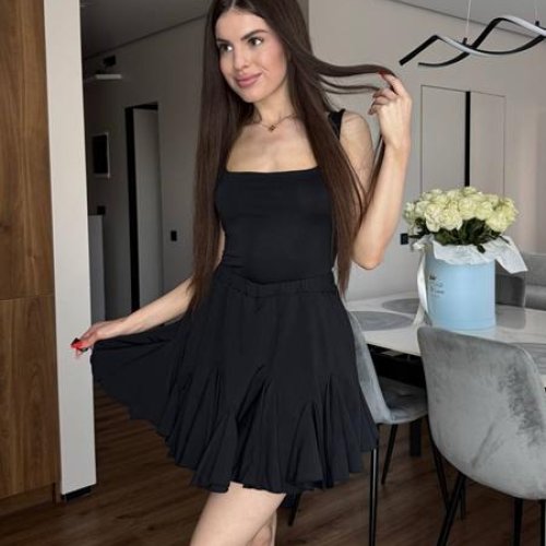 Юбка-шорты Arina (42-48) 3127 black (лето) Arina 3127 black