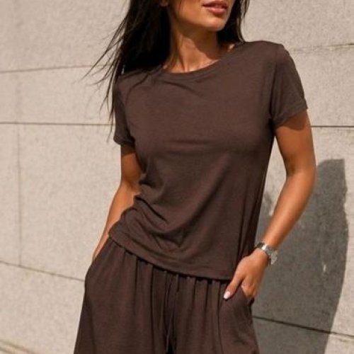 Костюм Arina (42-48) 3135 brown (лето) Arina 3135 brown