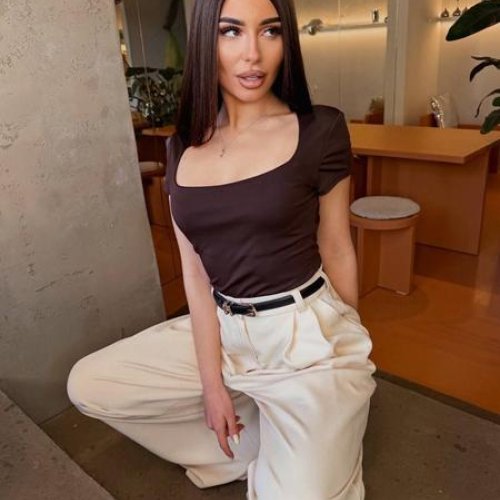 Футболка Arina (42-48) 5183 brown (лето) Arina 5183 brown