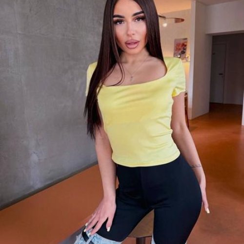 Футболка Arina (42-48) 5183 yellow (лето) Arina 5183 yellow