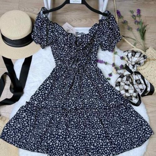 Платье Arina (42-48) 7038 black (лето) Arina 7038 black