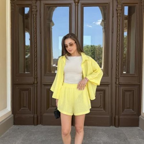 Костюм Arina (42-52) 8083 yellow (лето) Arina 8083 yellow