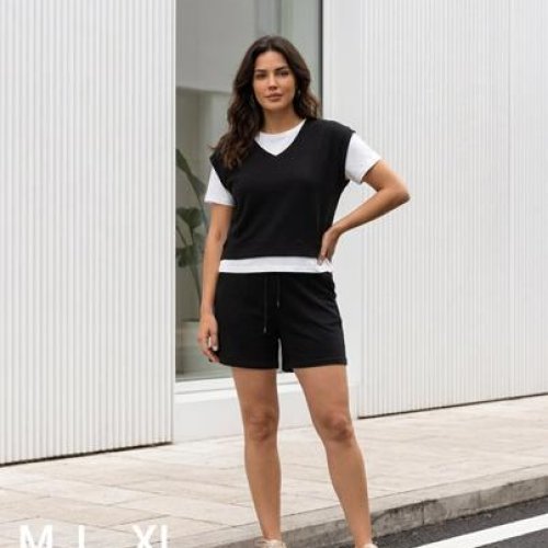 Костюм Kosta (M-XL) 2510 black (лето) Kosta 2510 black