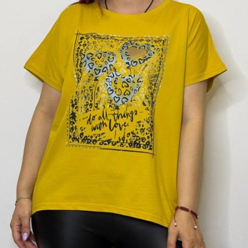 Футболка Kosta (48-52) KS101 yellow (лето) Kosta KS101 yellow