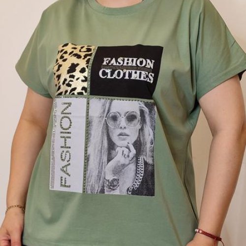 Футболка Kosta (48-52) KS103 green (лето) Kosta KS103 green