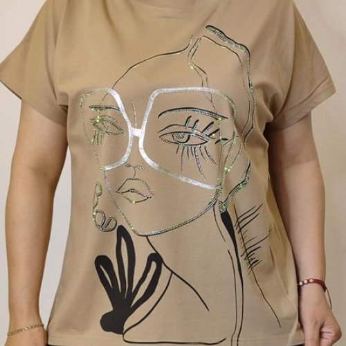 Футболка Kosta (48-52) KS104 beige (лето) Kosta KS104 beige