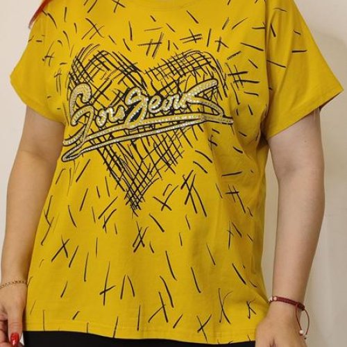 Футболка Kosta (48-52) KS109 yellow (лето) Kosta KS109 yellow