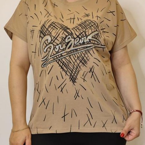 Футболка Kosta (48-52) KS110 beige (лето) Kosta KS110 beige