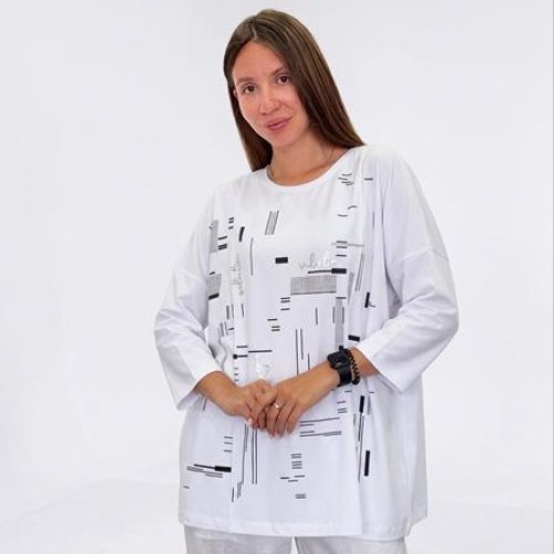 Свитер FSN (54-60) 2525 white (деми) FSN 2525 white
