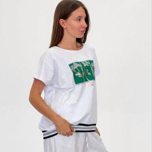Футболка FSN (52-58) 2727 white (лето) FSN 2727 white