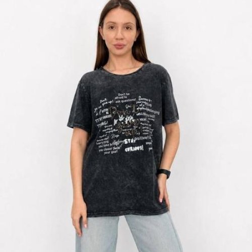 Футболка FSN (46-52) 2810 black (лето) FSN 2810 black