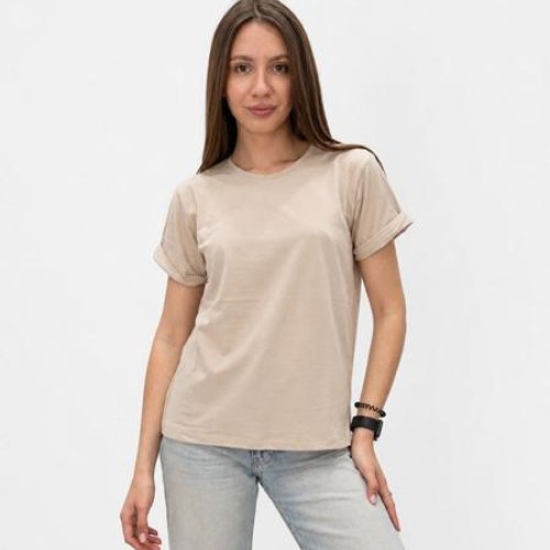 Футболка FSN (42-48) 4020 beige (лето) FSN 4020 beige