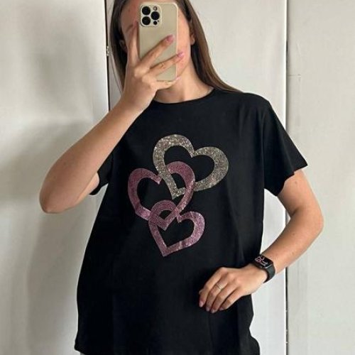 Футболка FSN (50-56) 6551 black (лето) FSN 6551 black