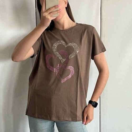 Футболка FSN (50-56) 6551 brown (лето) FSN 6551 brown