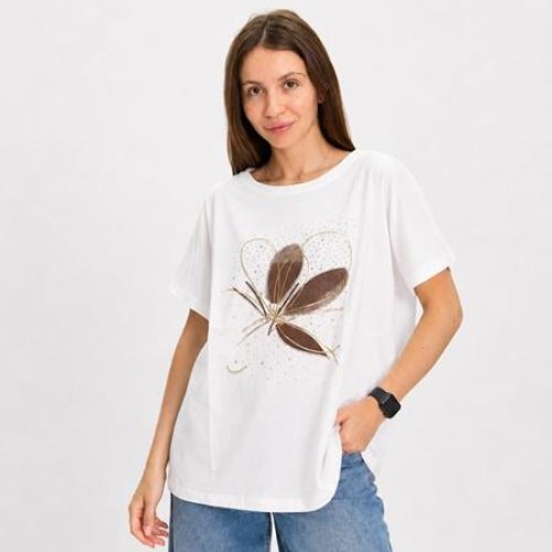 Футболка FSN (52-58) 7202 white (лето) FSN 7202 white