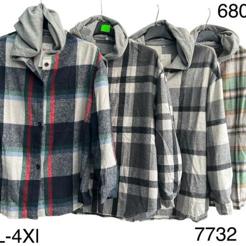 Рубашка TRAN (L-4XL) 7732 d.grey (деми) TRAN 7732 d.grey
