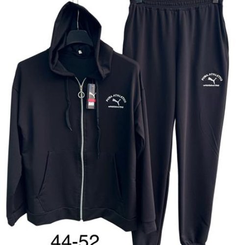 Костюм спорт TRAN (44-52) TR1352 black (деми) TRAN TR1352 black