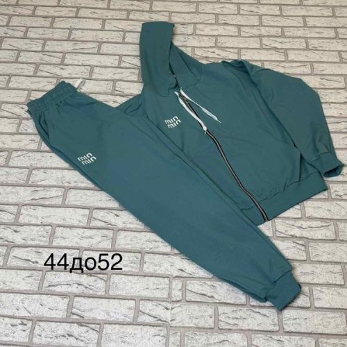 Костюм спорт TRAN (44-52) TR1357 green (деми) TRAN TR1357 green
