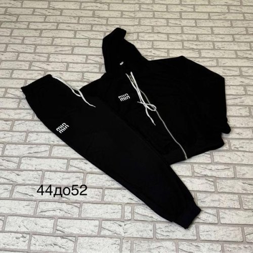 Костюм спорт TRAN (44-52) TR1358 black (деми) TRAN TR1358 black