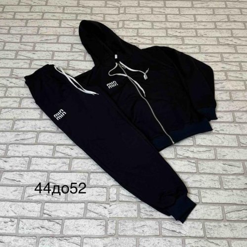 Костюм спорт TRAN (44-52) TR1361 black (деми) TRAN TR1361 black