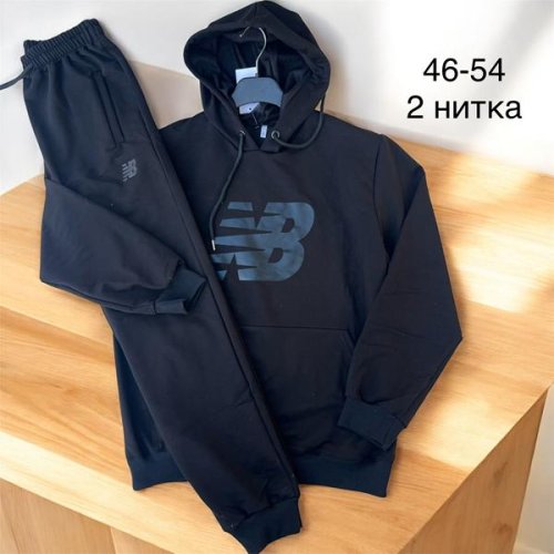 Костюм спорт TRAN (46-54) TR1365 black (деми) TRAN TR1365 black