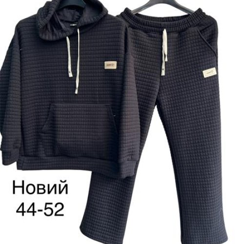 Костюм спорт TRAN (44-52) TR1399 black (деми) TRAN TR1399 black